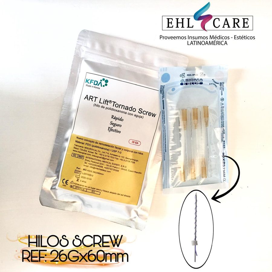 Hilo Tensores 26Gx 60mm - 90mm - Screw